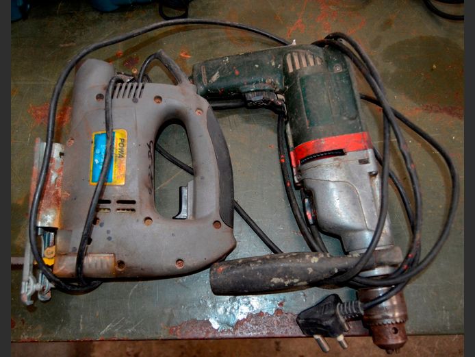 POWAFORCE JIGSAW & AN IMPACT DRILL [Switch on]