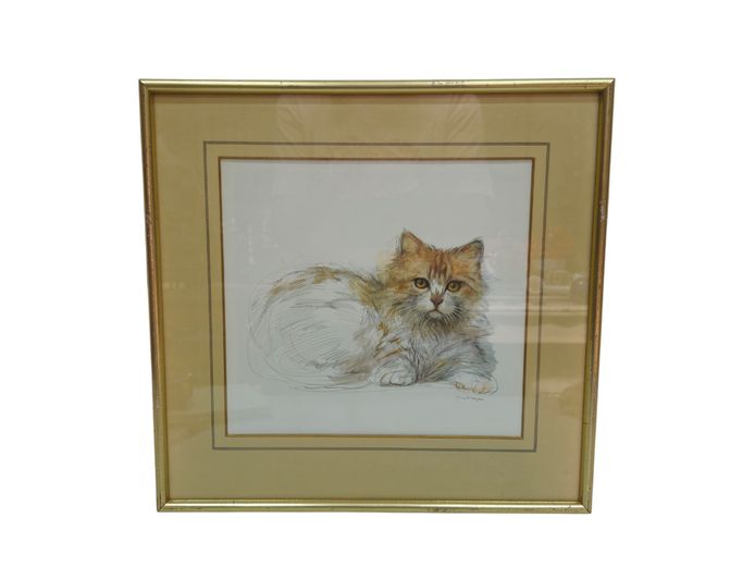 Framed Art Print After Mads Stage (Danish, 1922–2004)
