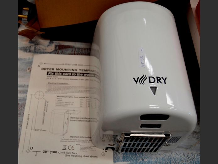 HYGIENE HOT AIR HAND DRYER [As new, Untested]