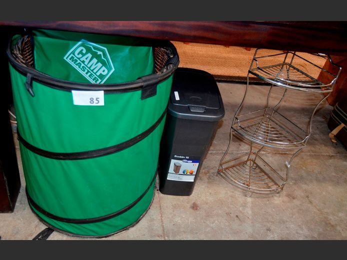 CAMPMASTER CAMPING LAUNDRY BASKET, SHOWER CADDY, etc