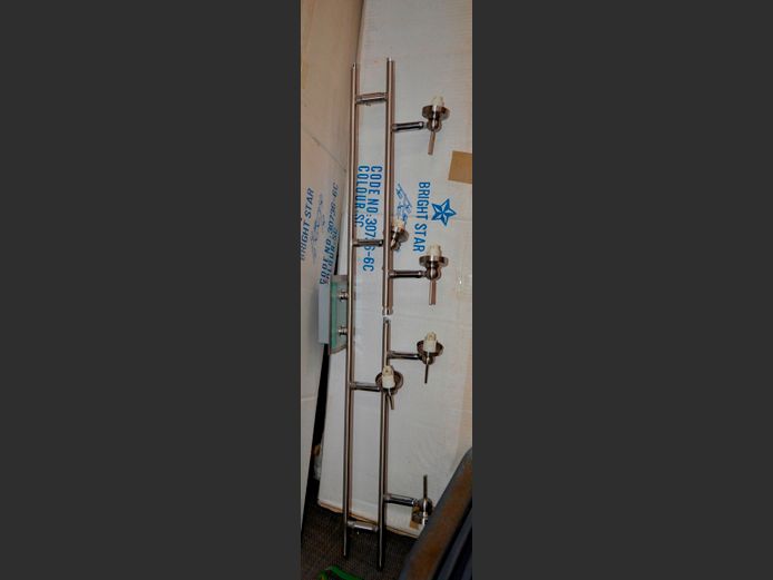 LOT OF 2: BRIGHTSTAR CHROME SPOTLIGHTS, 84cm Long