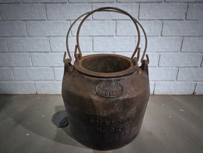 Holcroft No. 30 Cast Iron Glue Pot Made in England