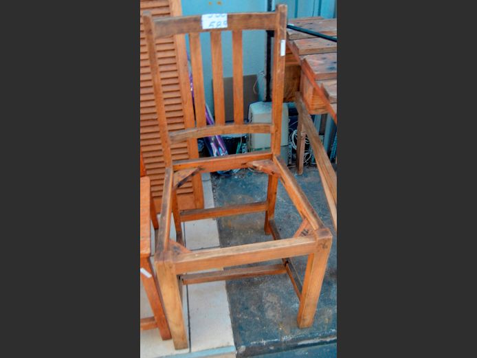 TEAK CHAIR [No seat]