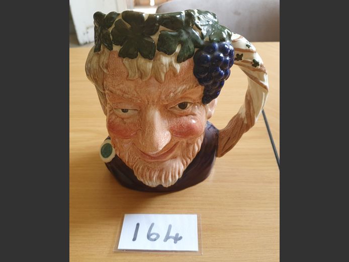 ROYAL DOULTON "BACCHUS" CARACTER JUG, 18cm High