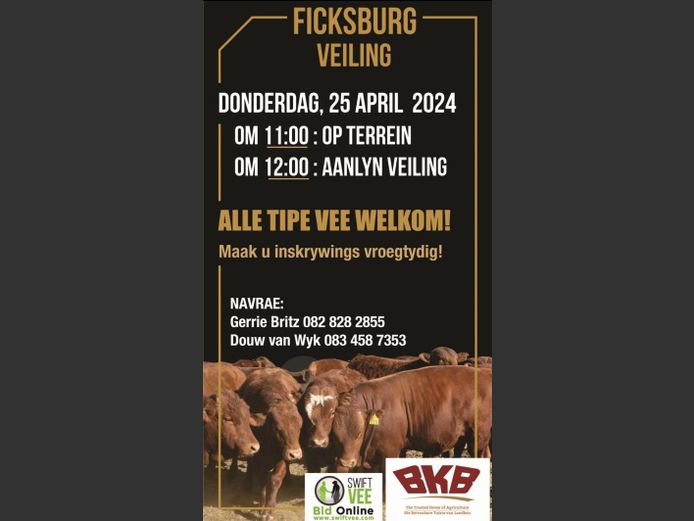 FICKSBURG AANLYN DIGITALE VEILING