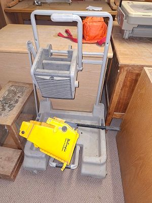 Cleaning trolley scrap