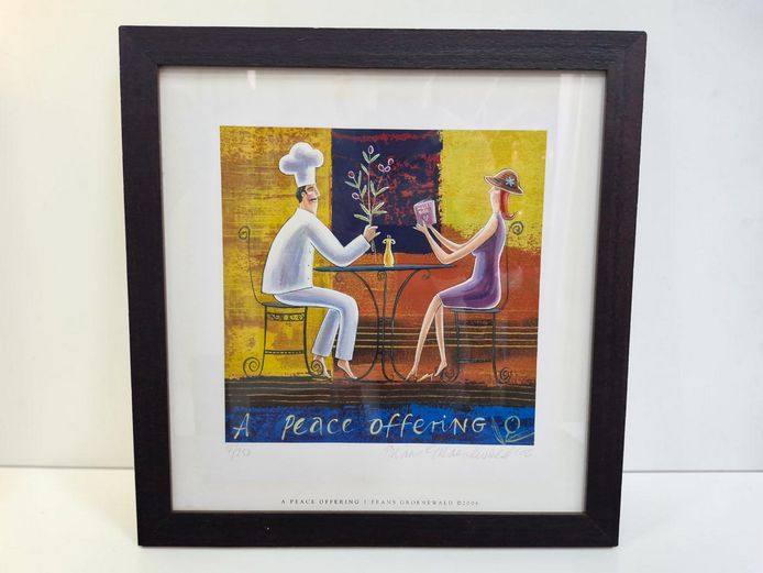 Frans Groenewald "A Peace Offering" Signed & Numbered Print