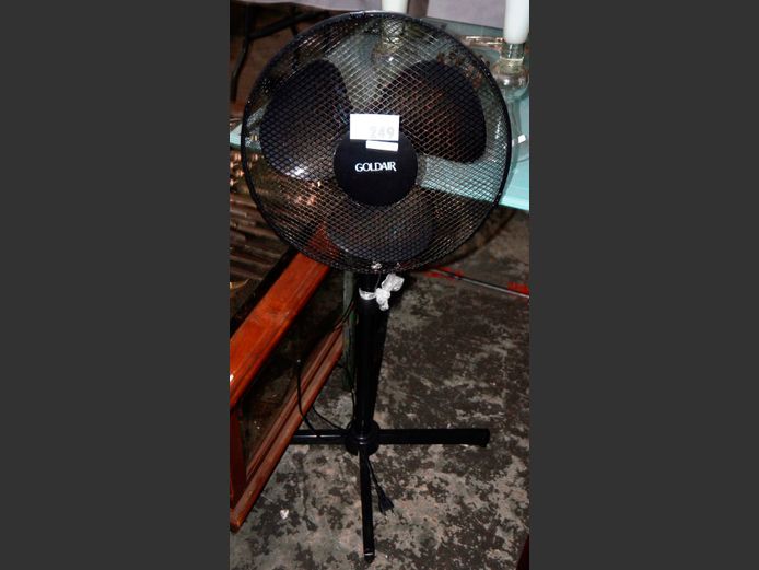 GOLDAIR PEDESTAL FAN [Switches on, untested further]