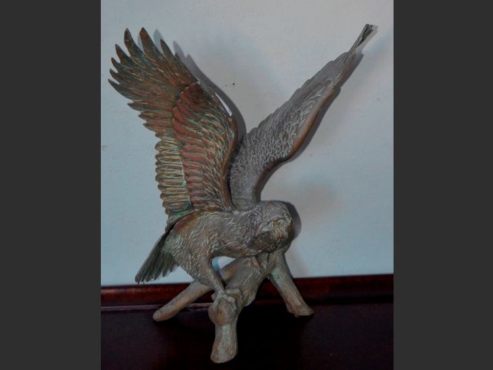 BRASS EAGLE, 55cm High