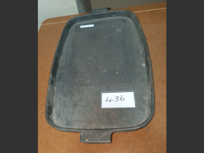 CAST IRON GRIDDLE, 14 x 25cm