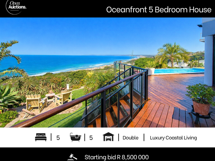 Oceanfront 5 Bedroom House
