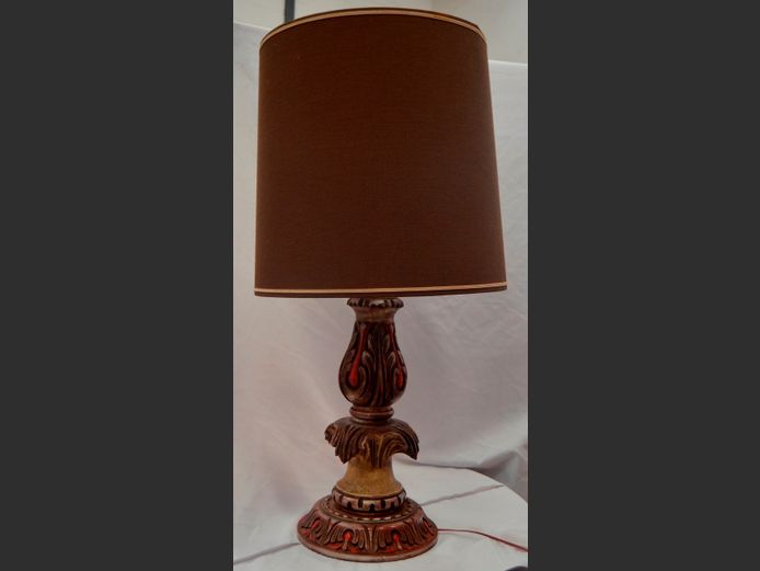 DECORATIVE TABLE LAMP WITH SHADE, 92cm High