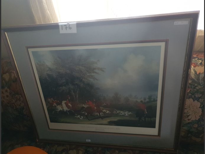 FRAMED PRINT "BREAKING COVER"