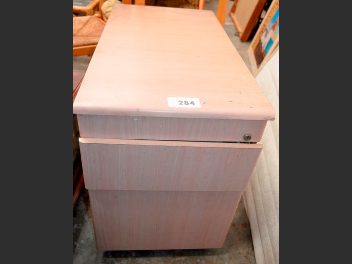 MAPLE FOIL 3-DRAWER PEDESTAL, 80 x 42 x 63cm