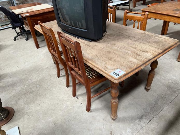 Dining table with chairs