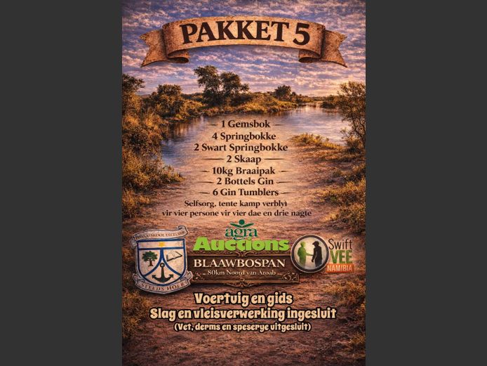 HUNTING PACKAGE | RIVAATSKOOL EXCELSIOR JAGPAKKETTE AANLYN VEILING