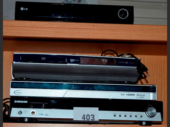 LOT: LG & SAMSUNG DVD PLAYERS, etc [Faulty]