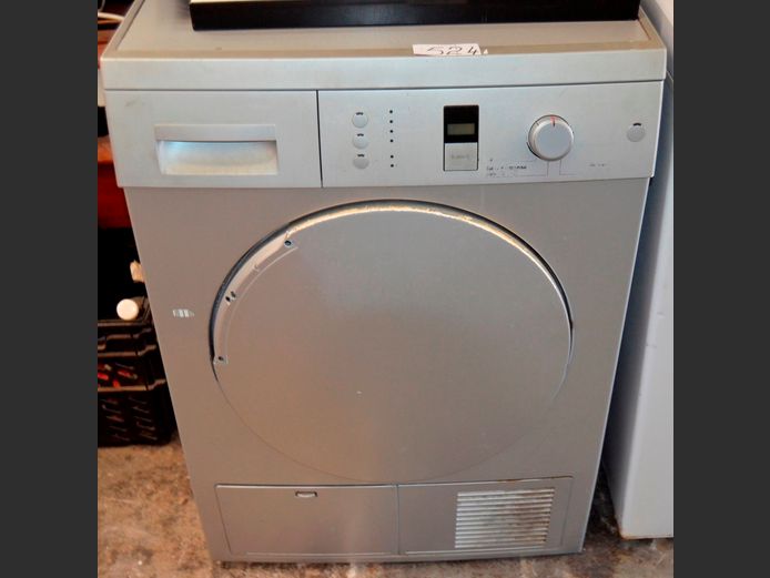 METALLIC FINISH TUMBLE DRYER [Working, handle broken]