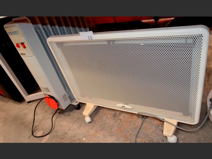 LOT: SAISHO OIL HEATER & AN ELECTRIC HEATER [Switch on, Untested further]