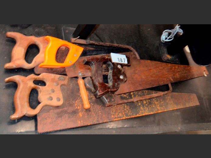 WOOD SAWS, HACK SAWS, etc