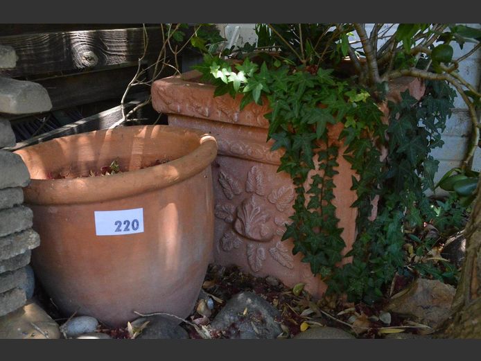 LOT OF 2: PLANTERS, 37cm Diameter x 32cm High