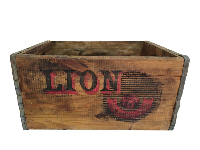 Vintage Lion Export Ale Wooden Crate – Ohlsson's Cape Breweries