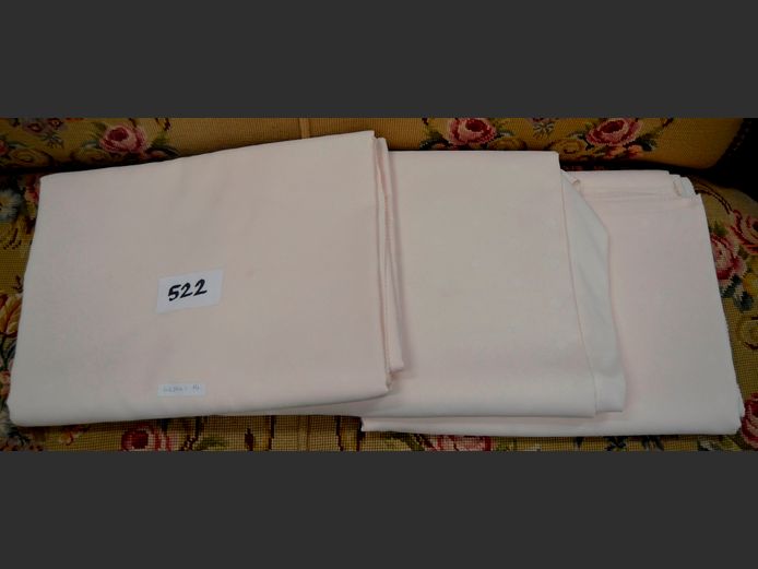 LOT OF 3: DAMASK CIRCULAR TABLECLOTHS