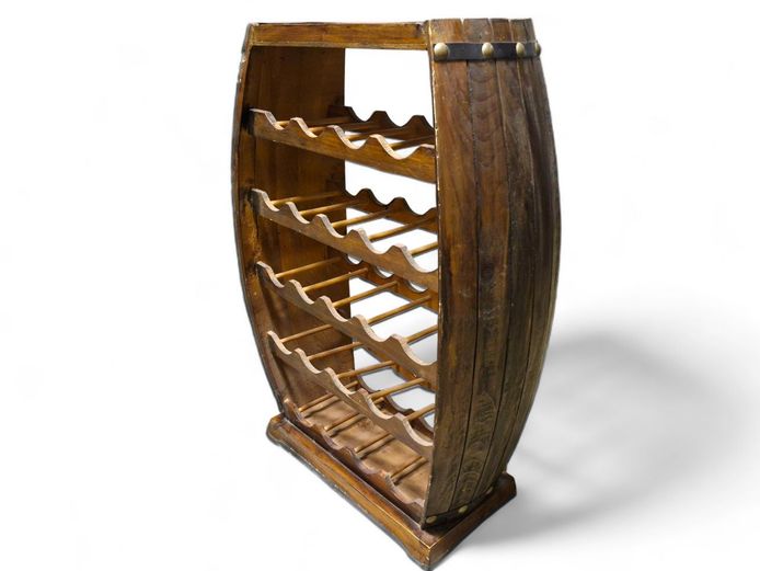 Vintage Wine Barrel Wine Rack