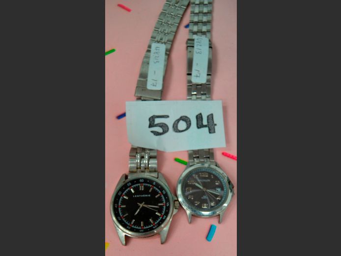 LOT: LENTHERIC & HALLMARK MEN'S WRIST WATCHES