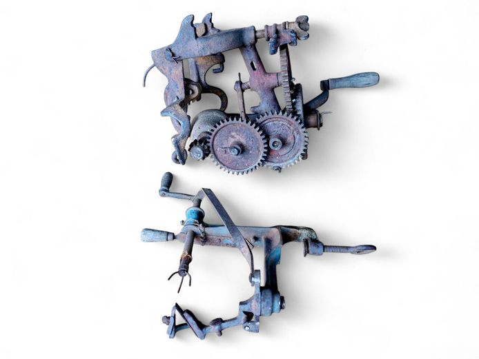 Antique Hand Cranked Sickle Grinder & Apple Peeler