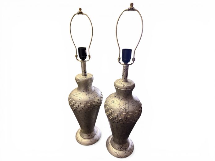 Pair of Decorative Ceramic Table Lamps