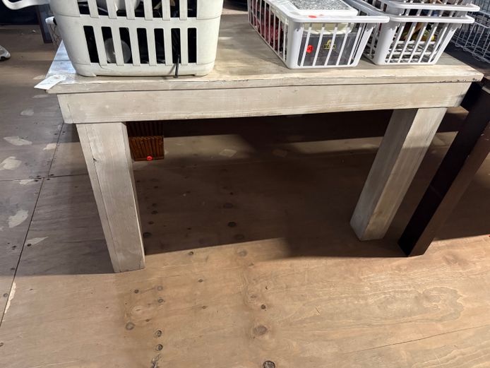 White Square Dining Table 