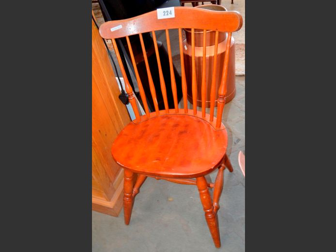 PINE SPINDLE BACK CHAIR
