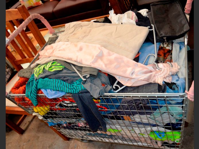 BLANKETS, BEDSPREAD, CLOTHING, etc [Excl. Bin]