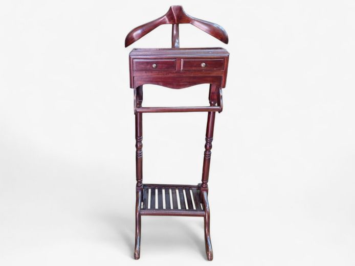 Mid-Century Mahogany Dumb Valet