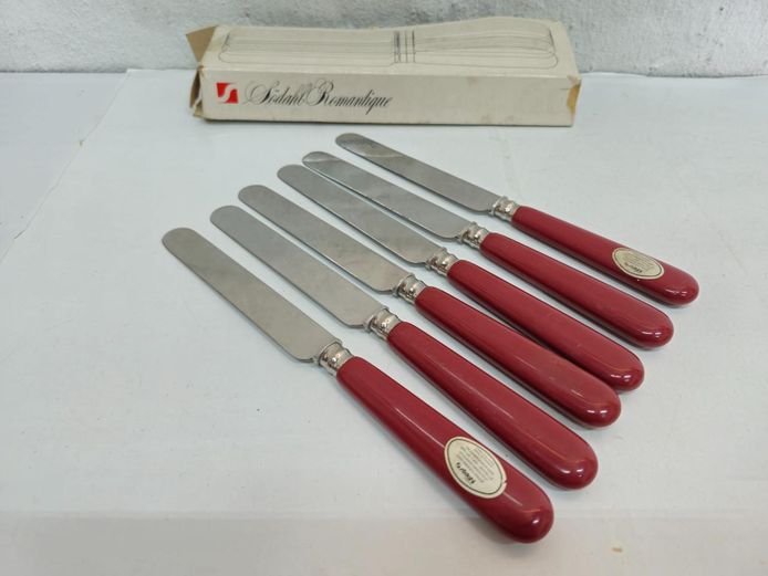 Set of 6 Vintage Södahl Romantique Dinner Knives