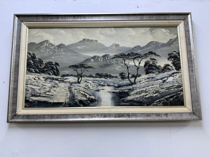 Greyscale Valley Portrait 