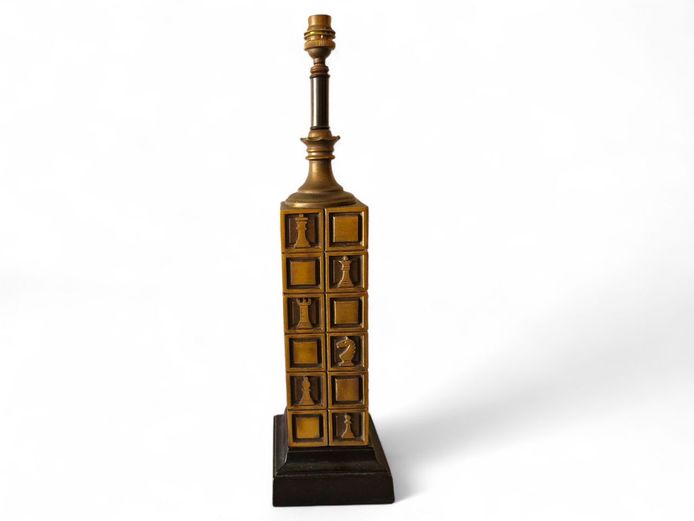 Mid-Century “The Chessmen” Table Lamp by Laurel Lamp Company 1960s