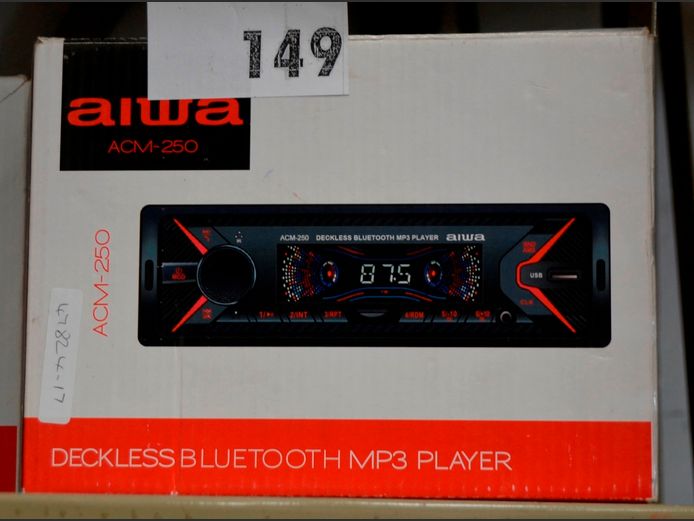 AIWA CAR BLUETOOTH/MP3 PLAYER [Untested]