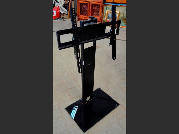 METAL & GLASS TV STAND, 65 x 40 x 108cm