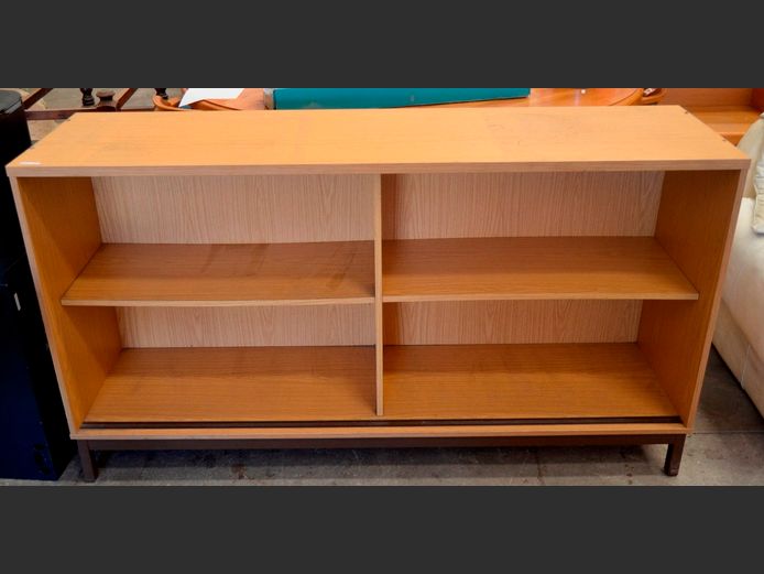 OAK FOIL 4-TIER SHELF, 160 x 42 x 89cm