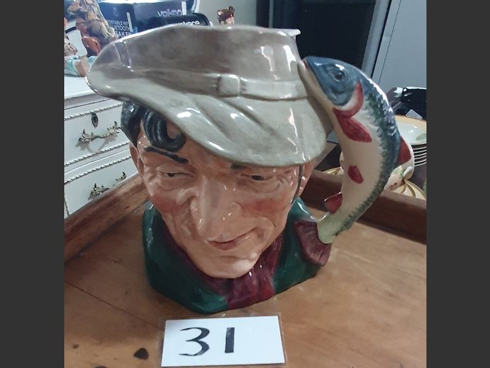 ROYAL DOULTON "THE POACHER" CARACTER JUG, 17cm High