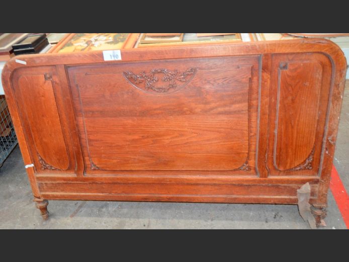 OAK DOUBLE HEADBOARD