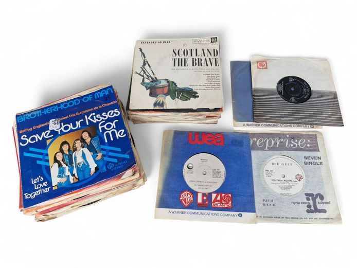 Collection of Vintage 7-inch Vinyl Singles