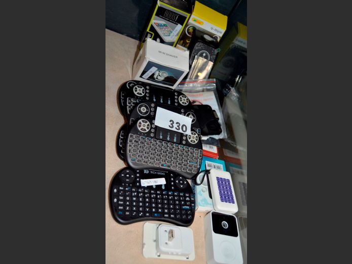 WEBCAMS, POWER BANK, CHARGING DOCK, REMOTES, etc [Untested]