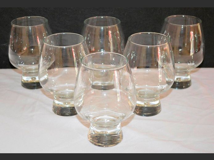 SET OF 6 BRANDY GLASSES