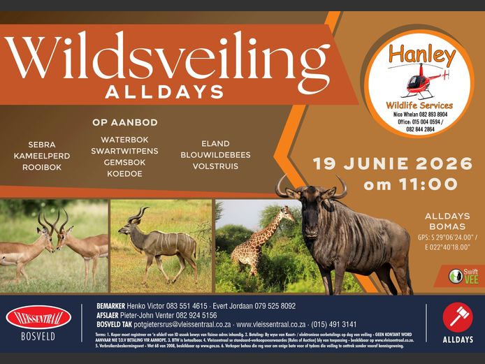 HANLEY WILDLIFE SERVICES WILDSVEILING