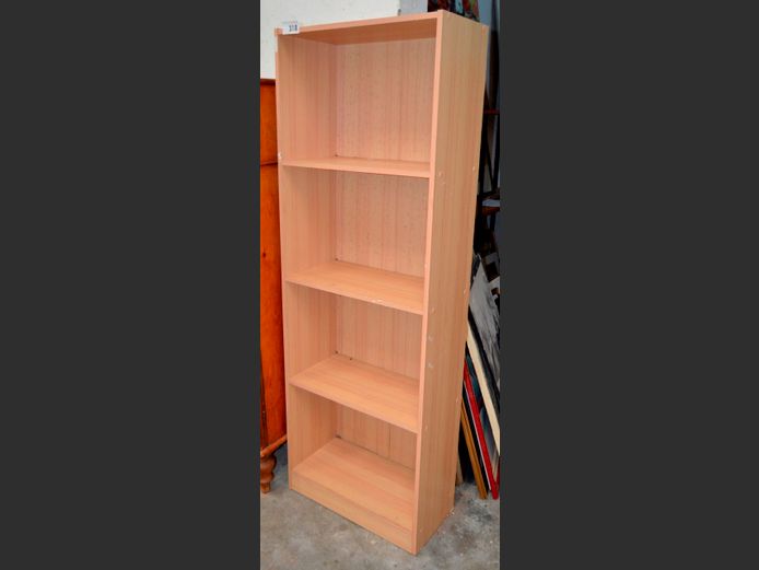 OAK FOIL 4-TIER BOOKSHELF, 60 x 30 x 174cm
