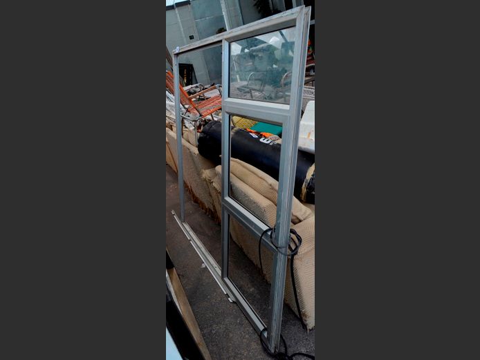 ALUMINIUM WINDOW, 150 x 150cm