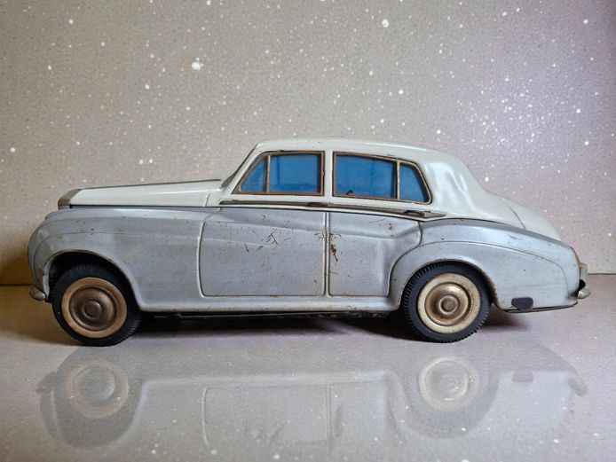 1960's Japanese Tinplate Rolls Royce Sedan Model